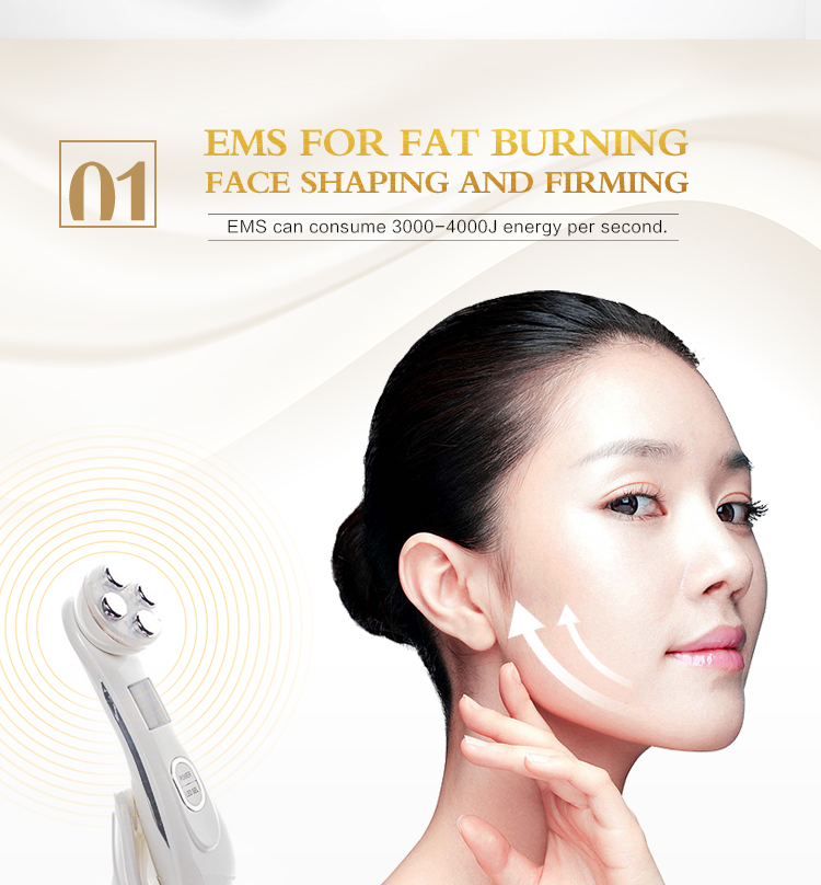 ems for fat burning face shaping and firming with RF&EMS Face Beauty Instrument BP-9905