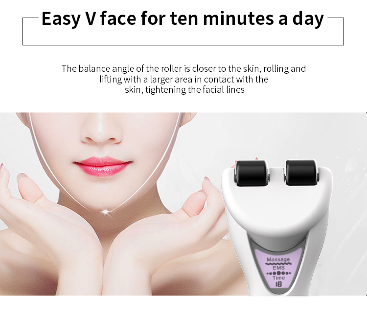 easy v face for ten minutes a day with EMS Face Roller BP-E026