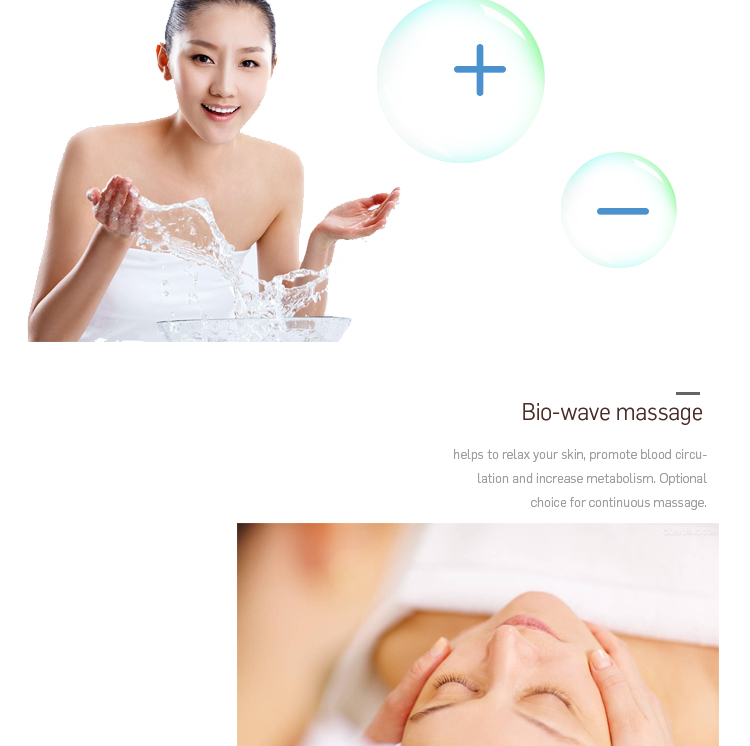 bio-wave massage of beauty care massager 7 in 1 Ultra EMS Body Shaping Device BP-010E