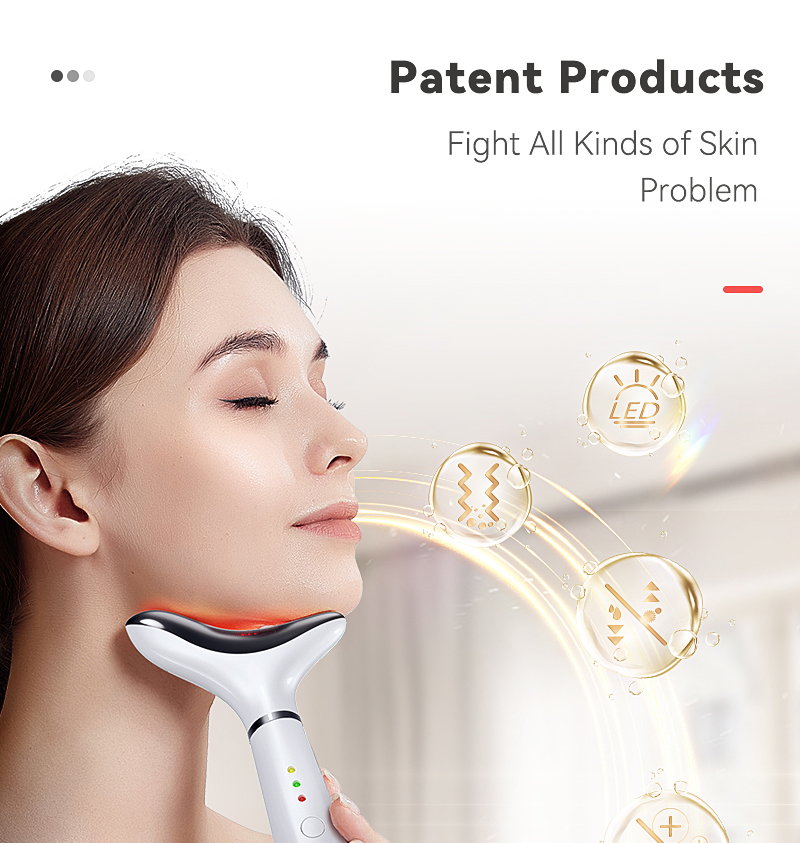 fight all kinds of skin problem with Face & Neck Lifting Massager BP-222P